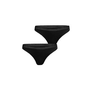 Bjorn Borg Core Thong 2-pack Žene - Dolje Björn Borg - Crna - 10000162_BW_MP001-L - Size: L