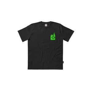 The Dudes Too Short Smokes Neon Classic T-Shirt Muškarci - Majice The Dudes - Crna - 10008302-XL - Size: XL