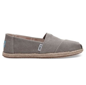 Toms Drizzle Grey Washed Canvas Alpargata Žene - Tenisice Toms - Siva - 10009754-3.5UK - Size: 3.5