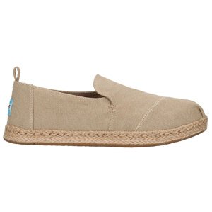 Toms Alpargatas Desert Washed Canvas Deconstructed Žene - Tenisice Toms - Svijetlo smeđa - 10009837-3.5UK - Size: 3.5