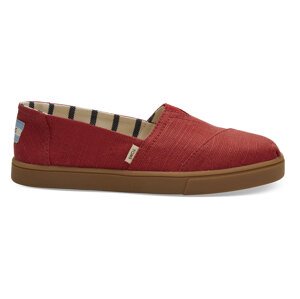 Toms Red Canvas Women's Cupsole Alpargatas Žene - Tenisice Toms - Crvena - 10013473-4 - Size: 4