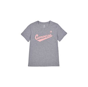 Converse Center Front Nova Classic Tee Žene - Majice Converse - Siva - 10021940-A06-L - Size: L