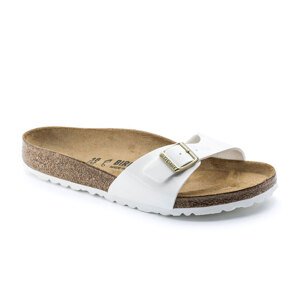 Birkenstock Madrid BS Patent White Regular Fit Žene - Sandale Birkenstock - Bijela - 1005309-5 - Size: 5