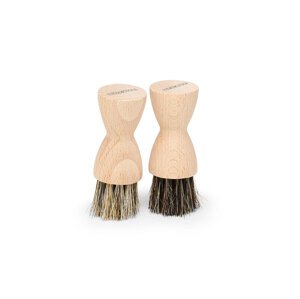 Birkenstock Application Brush (2 pcs) Unisex - Njega obuće Birkenstock - Smeđa - 1027674-One-size - Size: One size