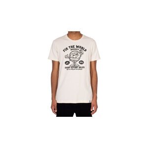 IrieDaily Fix The World Tee Muškarci - Majice IrieDaily - Bijela - 112D443-514-M - Size: M