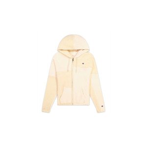Champion Patchwork Velour Fleece ZIP-UP Hoodie Žene - Dukserice i džemperi s kapulja Champion - Bijela - 113506-F20-YS094-M - Size: M