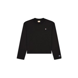 Champion Long Sleeve Jersey Top Žene - Dukserice i džemperi s kapulja Champion - Crna - 114235-KK001-S - Size: S
