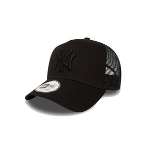New Era Yankees Clean Black A-Frame Trucker Cap Unisex - Glavni pokrivači New Era - Crna - 11579474-One-size - Size: One size