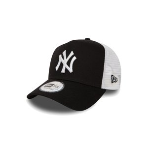 New Era Yankees Clean Black A-Frame Trucker Cap Unisex - Glavni pokrivači New Era - Crna - 11588491-One-size - Size: One size