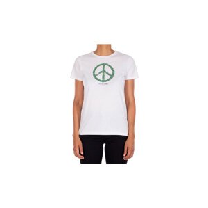 IrieDaily Peas Tee Žene - Majice IrieDaily - Bijela - 161D513-710-S - Size: S