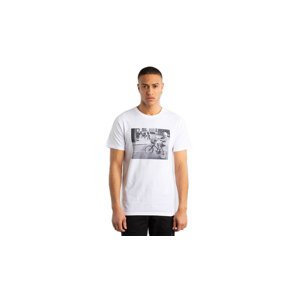 Dedicated T-shirt Stockholm Bike Wheelie Muškarci - Majice Dedicated - Bijela - 18014-S - Size: S