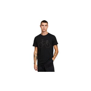 Dedicated T-shirt Stockholm Rainbow Bicycle Black Muškarci - Majice Dedicated - Crna - 18280-M - Size: M