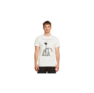 Dedicated T-shirt Stockholm Simplicity Bike Off-White Muškarci - Majice Dedicated - Bijela - 18281-XL - Size: XL