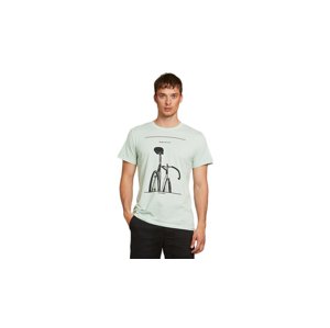Dedicated T-shirt Stockholm Simplicity Bike Mint Muškarci - Majice Dedicated - Zelena - 18282-XL - Size: XL