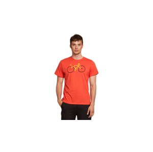 Dedicated T-shirt Stockholm Cyclopath Pale Red Muškarci - Majice Dedicated - Crvena - 18284-L - Size: L