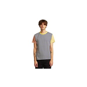 Dedicated T-shirt Stockholm Block Stripes Multi Color Muškarci - Majice Dedicated - Velikobojan - 18549-XL - Size: XL