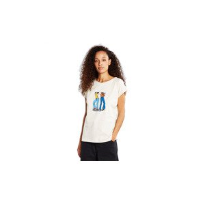 Dedicated T-shirt Visby Dance First Oat White Žene - Majice Dedicated - Bijela - 20466-L - Size: L