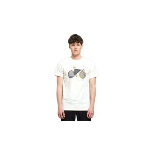 Dedicated Stockholm Bauhaus Bike Off-White Muškarci - Majice Dedicated - Bijela - 21038-M - Size: M