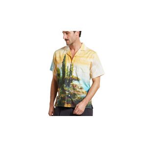 Dedicated Shirt Marstrand Oceanview Multi Color Muškarci - košulja Dedicated - Velikobojan - 21883-L - Size: L