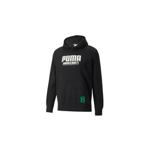 Puma x MINECRAFT Men's Hoodie Muškarci - Dukserice i džemperi s kapulja Puma - Crna - 534376_01-L - Size: L