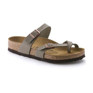 Birkenstock Mayari BF-Nubuck Stone Regular Fit Žene - Sandale Birkenstock - Smeđa - 71071-9 - Size: 9