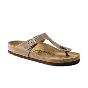 Birkenstock Gizeh NU Oiled Tabacco Brown Narrow Fit Žene - Sandale Birkenstock - Smeđa - 943813-8 - Size: 8