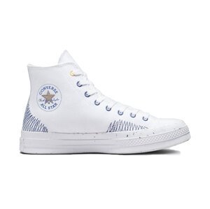 Converse Chuck 70 Stitched White Indigo Unisex - Tenisice Converse - Bijela - A00408C-6.5 - Size: 6.5