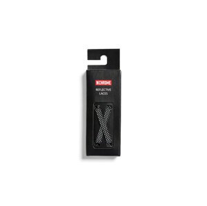 Chrome Industries Reflective Laces Unisex - Kočnice Chrome - Crna - AC-220-BKRF-NA-125cm - Size: 125cm