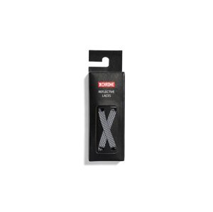 Chrome Industries Reflective Laces Unisex - Kočnice Chrome - Siva - AC-220-GYRF-NA-125cm - Size: 125cm