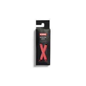 Chrome Industries Reflective Laces Unisex - Kočnice Chrome - Crvena - AC-220-RDRF-NA-125cm - Size: 125cm
