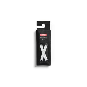 Chrome Industries Reflective Laces Unisex - Kočnice Chrome - Bijela - AC-220-WTRF-NA-135cm - Size: 135cm