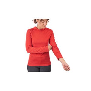 Chrome Industries W Merino LS Hoodie Poppy Žene - Dukserice i džemperi s kapulja Chrome - Crvena - AP-435-PPPY-L - Size: L
