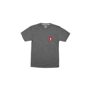 Chrome Industries Vertical Red Logo Tee Muškarci - Majice Chrome - Siva - AP-459-CHRD-NA-M - Size: M