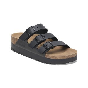 Birkenstock Florida III PAP Flex Platform Birko-Flor Narrow Fit Žene - Sandale Birkenstock - Crna - B1029737-5 - Size: 5