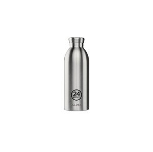 24 Bottles Clima Bottle Brushed Steel 500ml Unisex - Boca 24Bottles - Siva - CB_050_50-One-size - Size: One size