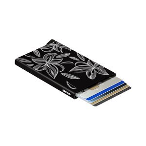 Secrid Cardprotector Laser Magnolia Black Unisex - Novčanik Secrid - Crna - CLa-Magnolia-Black-One-size - Size: One size