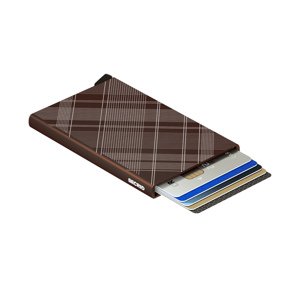 Secrid Cardprotector Laser tartan Brown Unisex - Novčanik Secrid - Smeđa - CLa-Tartan-brown-One-size - Size: One size