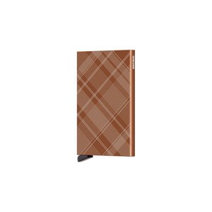 Secrid Cardprotector Laser Tartan Rust Unisex - Novčanik Secrid - Svijetlo smeđa - CLa-Tartan-Rust-One-size - Size: One size