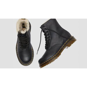Dr. Martens 1460 Serena Faux Fur Lined Ankle Boots Žene - Cipele Dr. Martens - Crna - DM21797001-5 - Size: 5