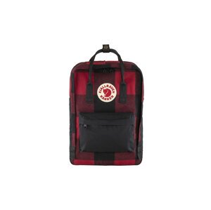 Fjällräven Kånken Re-Wool Laptop 15" Red Black Unisex - Ruksaci i torbe Fjällräven - Crna - F23328-320-550-One-size - Size: One size