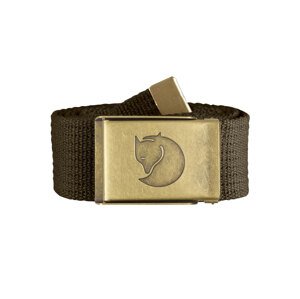 Fjällräven Canvas Bras Belt Dark Olive Unisex - Pojas Fjällräven - Zelena - F77297-633-One-size - Size: One size