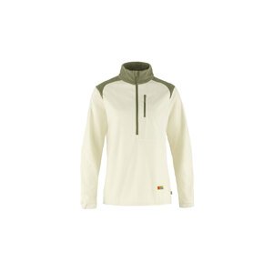 Fjällräven Vardag Lite Fleece W Chalk White Light Olive Žene - Dukserice i džemperi s kapulja Fjällräven - Bijela - F84785-113-622-XS - Size: XS