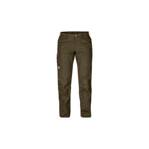 Fjällräven Karla Pro Trousers W Dark Olive Žene - Hlače Fjällräven - Smeđa - F89726-663-36 - Size: 36