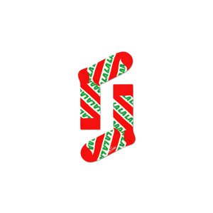 Happy Socks Fa La La La Sock Muškarci - Nogavice Happy Socks - Crvena - FAL01-4300-7.5-11.5 - Size: 7.5-11.5