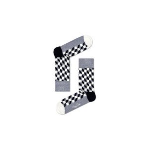 Happy Socks Filled Optic Sock Unisex - Nogavice Happy Socks - Crna - FIO0-9350-4-7 - Size: 4-7