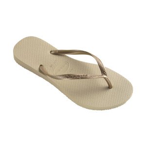 Havaianas Slim Sand Grey/Light Golden Žene - Tenisice Havaianas - Svijetlo smeđa - H4000030-2719P-37/38 - Size: BRA-37/38