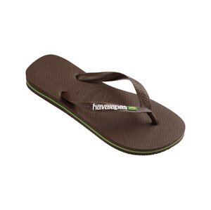 Havaianas Brasil Logo Unisex - Flip Flop Havaianas - Smeđa - H4110850-2673-BRA-45/46 - Size: BRA-45/46