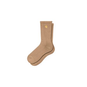 Carhartt WIP Chase Socks Dusty H Brown Unisex - Nogavice Carhartt WIP - Smeđa - I029421_2N1_XX-One-size - Size: One size