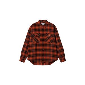 Carhartt WIP L/S Krenz Shirt Brick Muškarci - košulja Carhartt WIP - Crvena - I032271_1P9_XX-L - Size: L