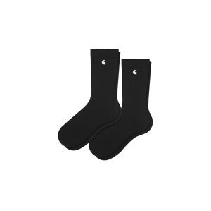 Carhartt WIP Madison Pack Socks Unisex - Nogavice Carhartt WIP - Crna - I034572_1A5_XX-One-size - Size: One size